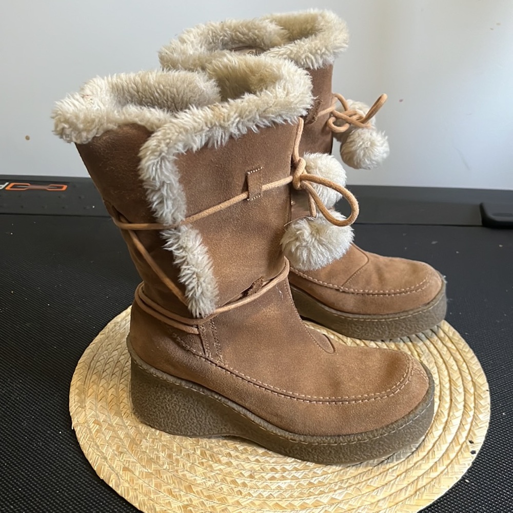 Spring Platform  Outdoor Winter Snow Ankle Boot Size 37 - Picture 7 of 14